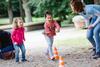 Kinder haben Spaß bei den BIG Family Games