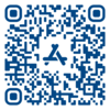 Bild eines QR Codes der zum Apple App Store führt